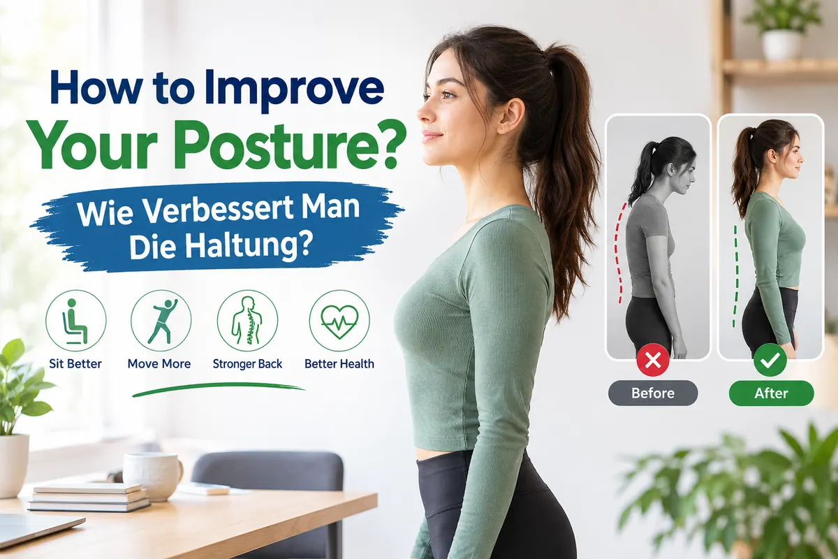 How to improve your posture with proper sitting and standing habits