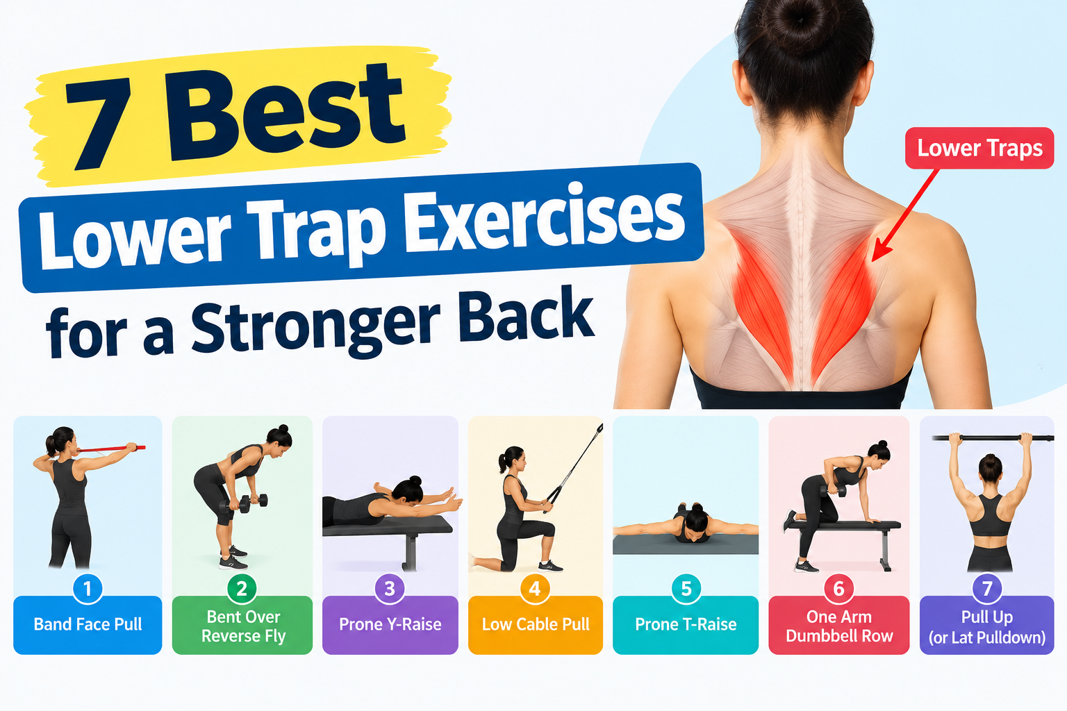 7 best lower trap exercises for upper back strength and posture