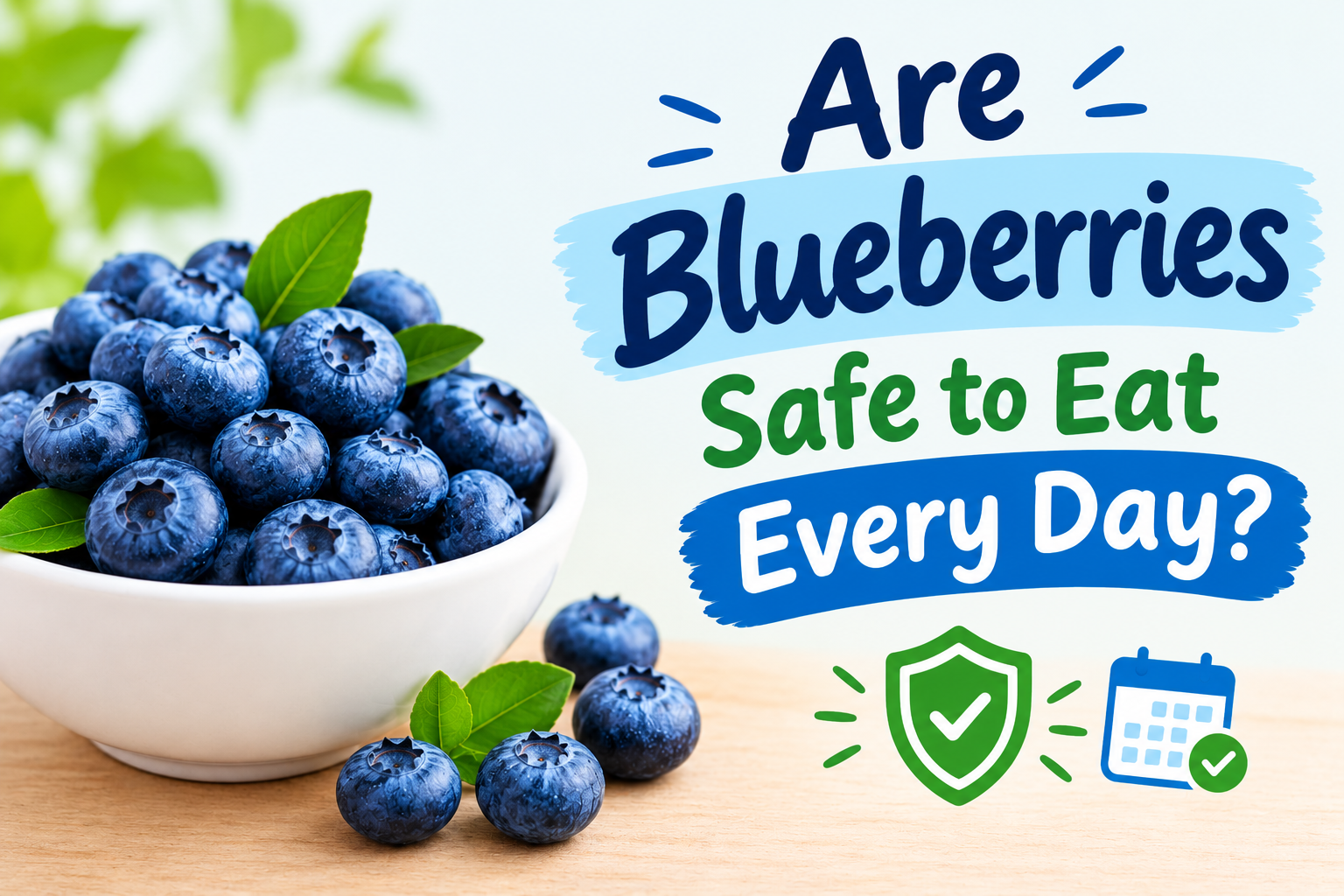 Fresh blueberries in a bowl for a healthy daily diet