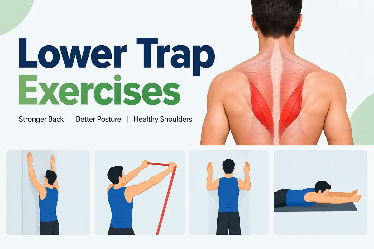 Lower trap exercises for upper back strength and posture